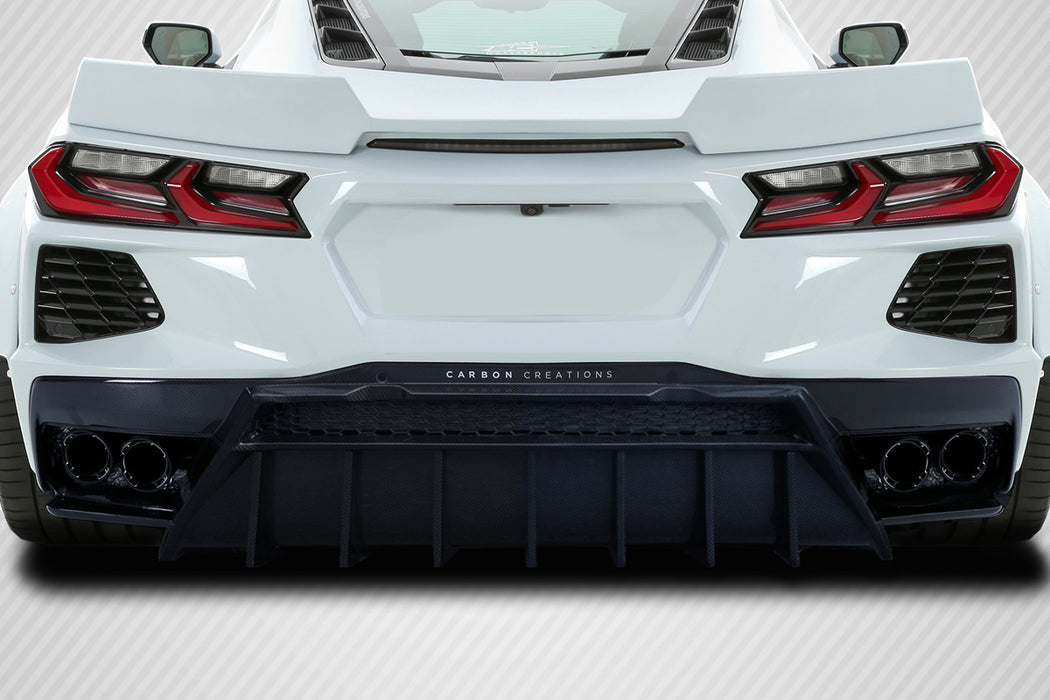 2020-2025 Chevrolet Corvette C8 Carbon Creations Gran Veloce Rear Diffuser - 1 Piece