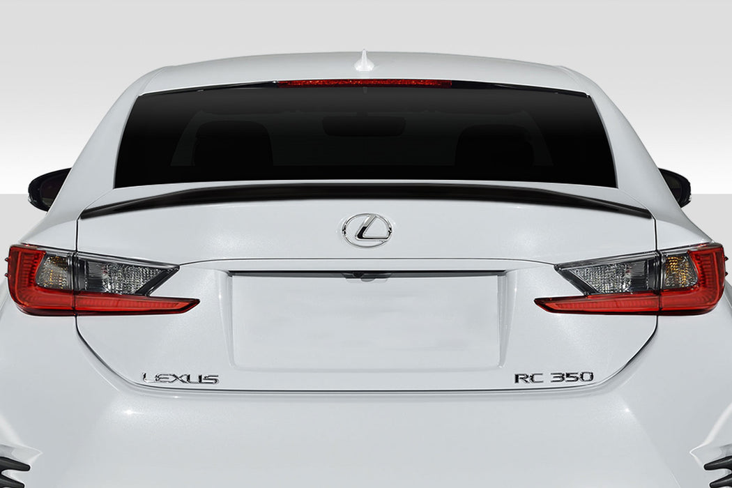 2015-2018 Lexus RC Series RC200T RC350 Duraflex SBZ Rear Wing Spoiler - 1 Piece (S)