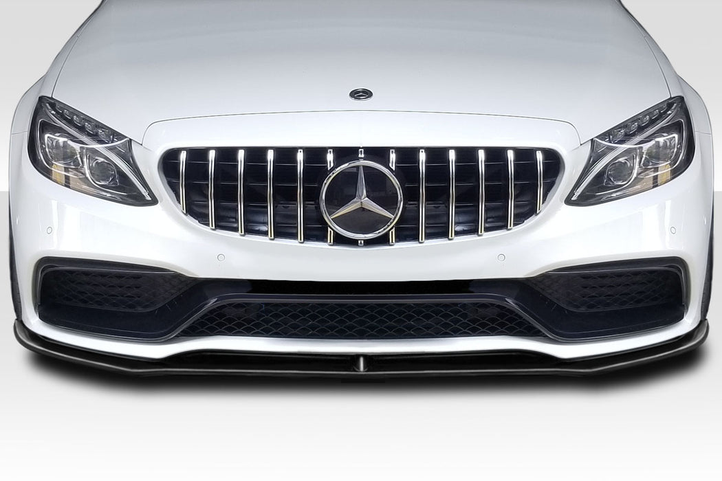2015-2018 Mercedes Benz W205 C-Class / 2016-2018 Mercedes Benz C43 AMG Duraflex Power Front Lip Spoiler Air Dam - 1 Piece (S)