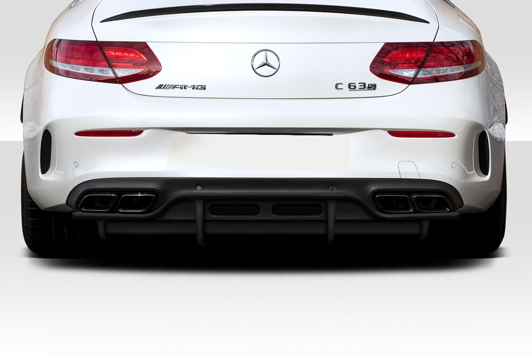 2015-2018 Mercedes Benz W205 C63 AMG Power Duraflex Rear Diffuser - 1 Piece (S)