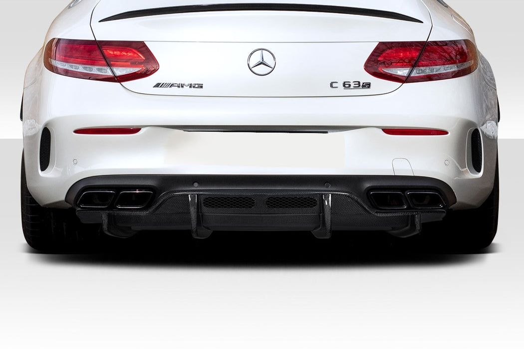 2015-2018 Mercedes Benz W205 C63 AMG Power Carbon Creations Rear Diffuser - 1 Piece (S)