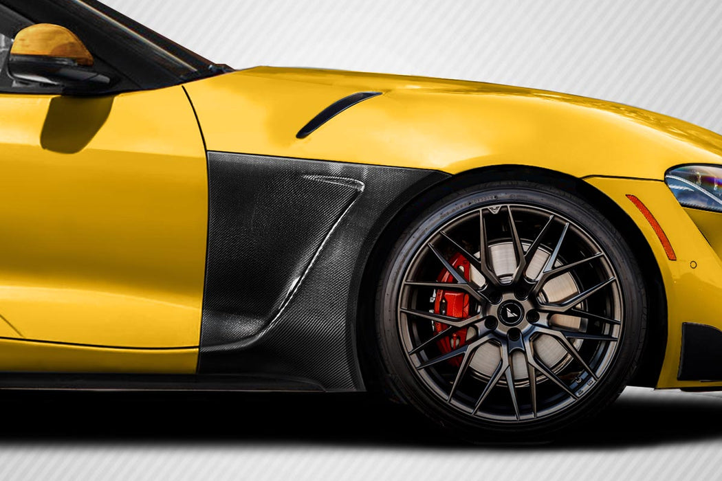 2020-2025 Toyota Supra A90 Carbon Creations Apex Front Fenders - 2 Pieces