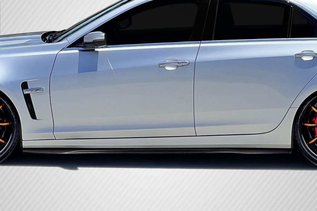2016-2019 Cadillac CTS-V Carbon Creations Alpha Side Skirt Rocker Panel Splitters - 2 Pieces (S)