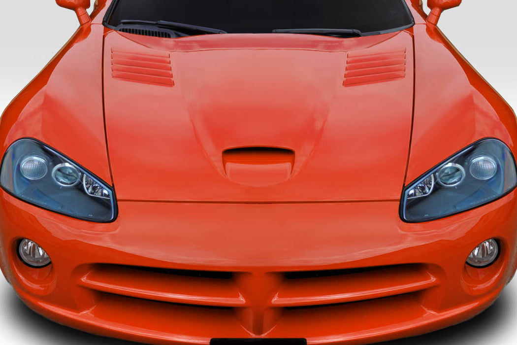 2003-2009 Dodge Viper Duraflex SRT Look Hood - 1 Piece (S)