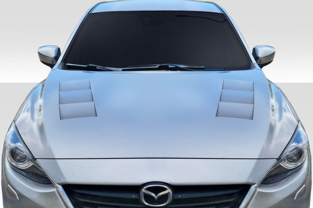2014-2018 Mazda 3 Duraflex Velocity Hood - 1 Piece (S)