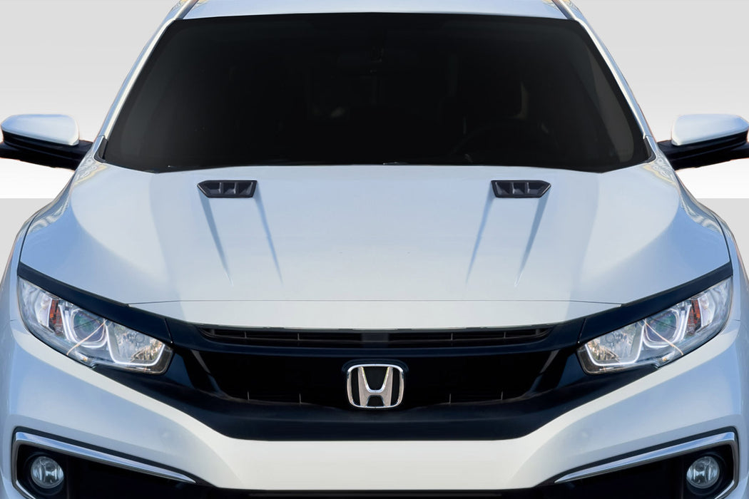 2016-2021 Honda Civic Duraflex Broman Hood - 1 Piece