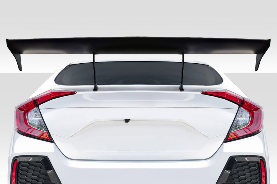 2016-2021 Honda Civic 4DR Duraflex Broman Wing Spoiler - 5 Pieces (S)