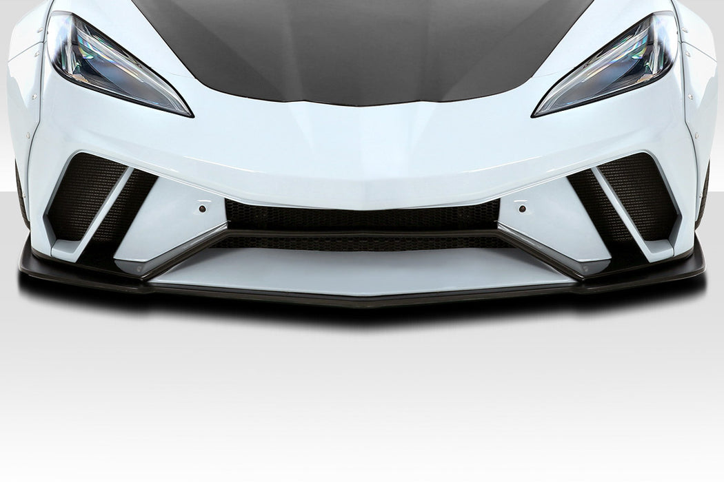2020-2025 Chevrolet Corvette C8 Duraflex Gran Veloce Front Lip Spoiler Air Dam  - 1 Piece