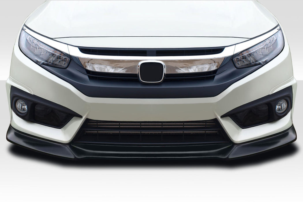 2016-2018 Honda Civic 2DR 4DR Duraflex Yoka Front Lip Spoiler Air Dam  - 3 Pieces