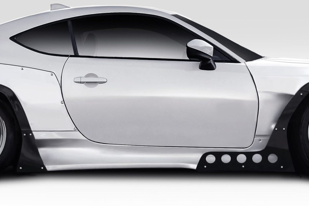 2022-2025 Toyota GR86 Subaru BRZ Duraflex Taka Side Skirt Rocker Panels - 6 Pieces (S)
