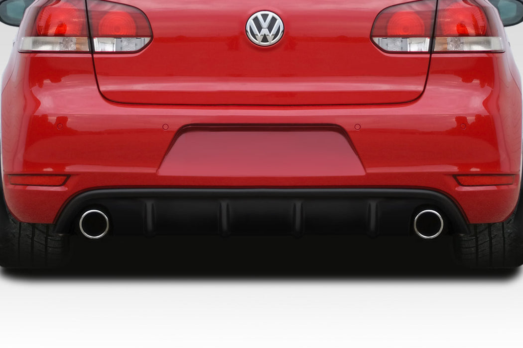 2010-2014 Volkswagen Golf GTI Duraflex Krone Rear Diffuser - 1 Piece (S)