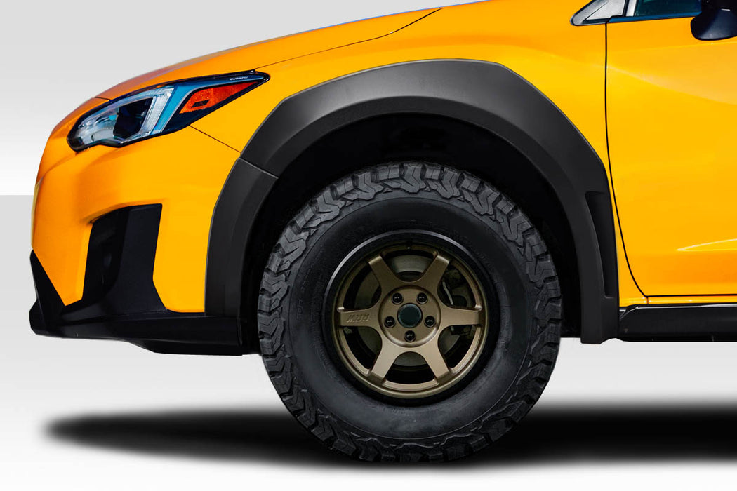 2018-2023 Subaru Crosstrek Duraflex Speedtrail Front Fender Flares - 4 Piece