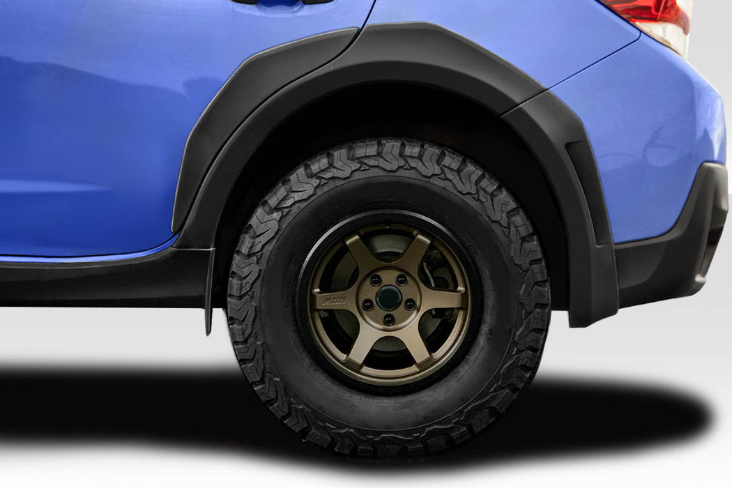 2018-2023 Subaru Crosstrek Duraflex Speedtrail Rear Fender Flares - 6 Piece