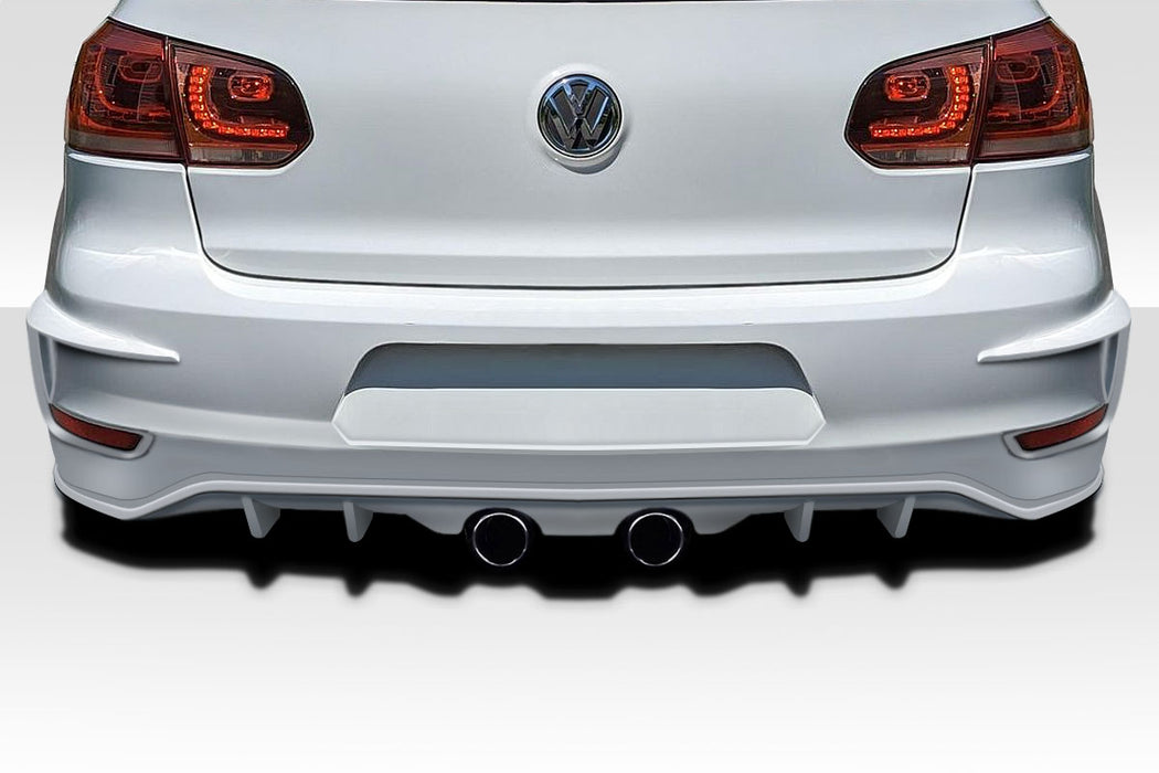 2010-2014 Volkswagen Golf GTI Duraflex R400 Look Rear Bumper Cover - 1 Piece (S)