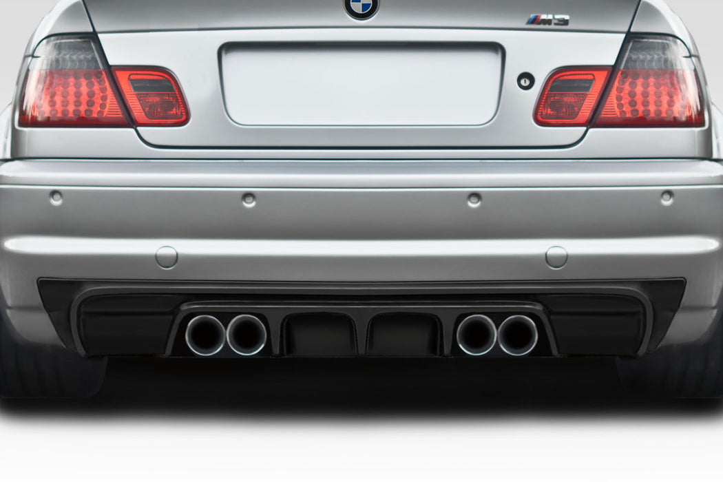 2000-2006 BMW 3 Series M3 E46 2DR Duraflex GT Tune Rear Diffuser- 1 Piece