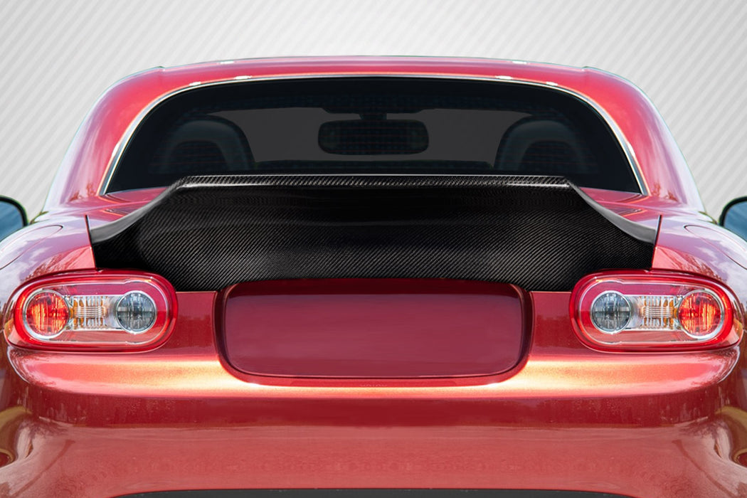 2006-2015 Mazda Miata MX-5 Carbon Creations High Kick Rear Wing Spoiler - 1 Piece ( Soft Top Model Only )