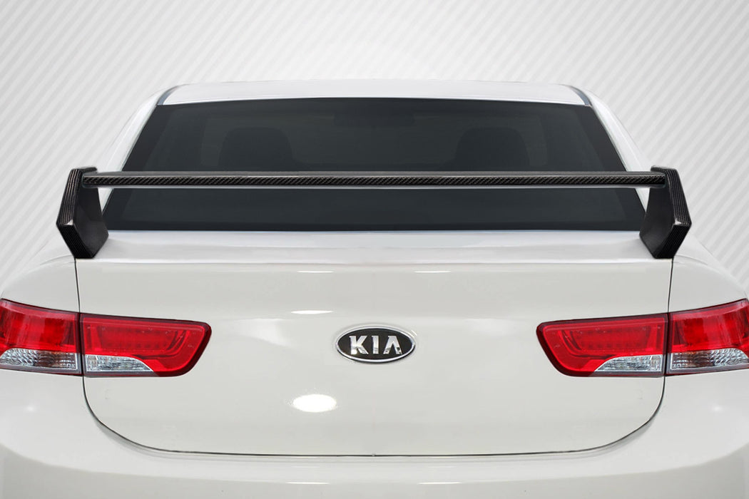 2010-2013 Kia Forte Carbon Creations Soya Rear Wing Spoiler - 3 Pieces (S)