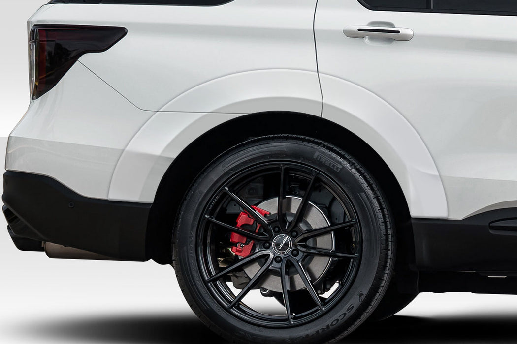 2020-2025 Ford Explorer Duraflex Warder Rear Fender Flares - 6 Pieces