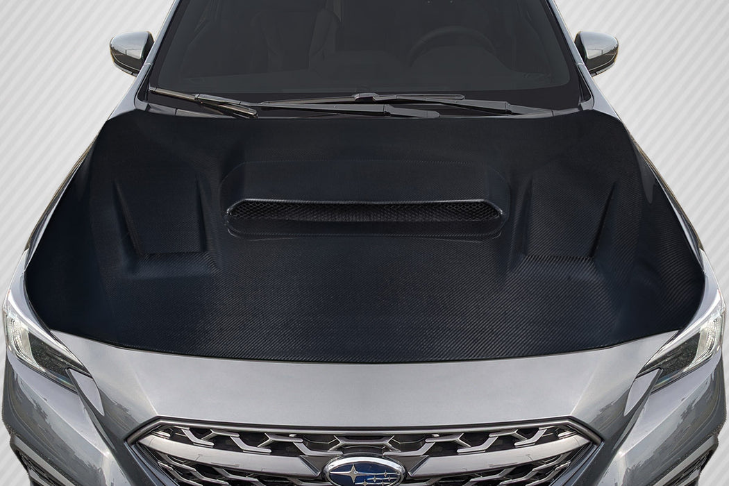 2022-2024 Subaru WRX Carbon Creations Vorin Hood - 1 Piece (S)