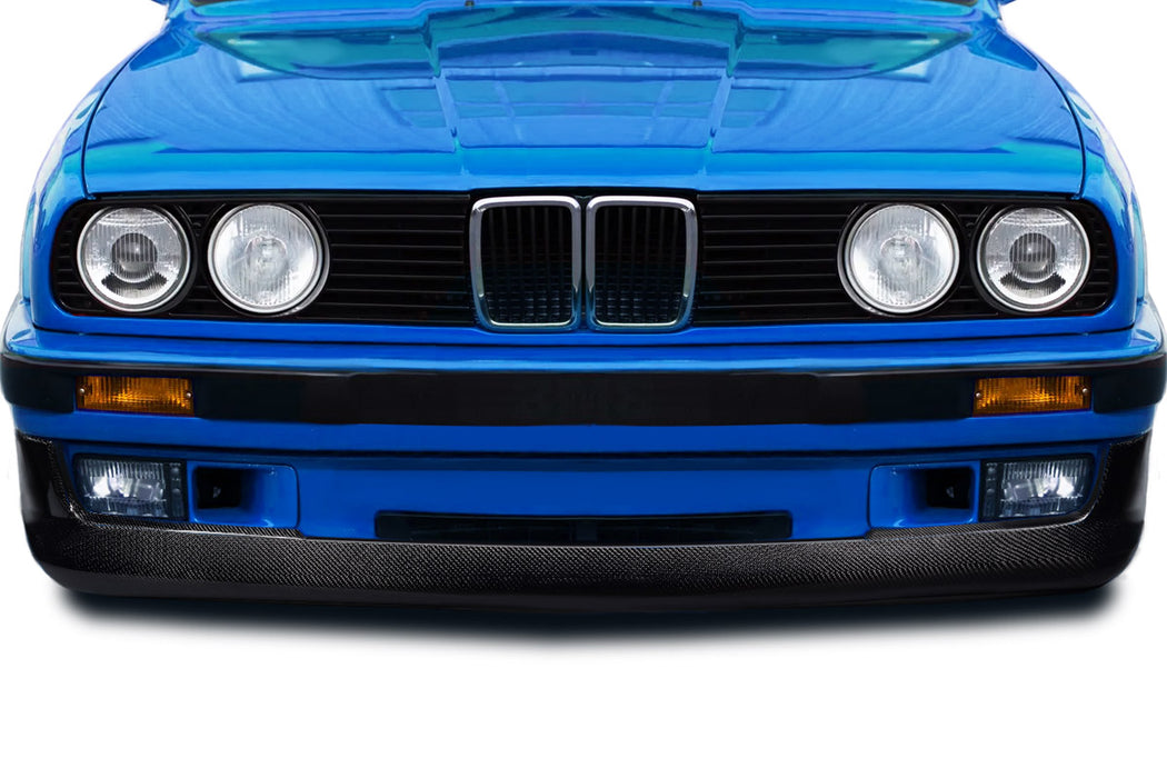 1984-1991 BMW 3 Series E30 Carbon Creations Supreme Front Lip Spoiler Air Dam - 1 Piece