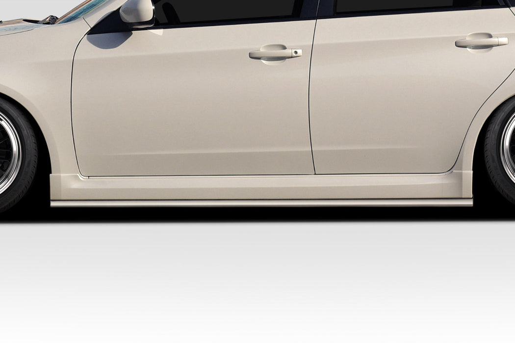 2008-2010 Subaru Impreza WRX Duraflex Ghost Side Skirt Rocker Panel Splitters - 2 Pieces (S)