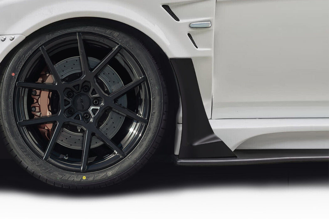 2008-2017 Mitsubishi Lancer / Lancer Evolution 10 Duraflex Vantix Side Air Panels - 2 Pieces (S)