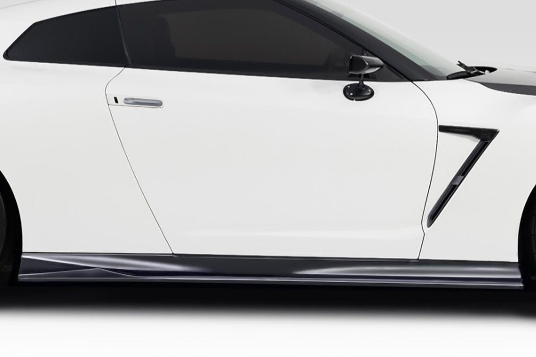 2017-2021 Nissan GT-R R35 Duraflex Vantix Side Skirt Rocker Panels - 2 Pieces (S)