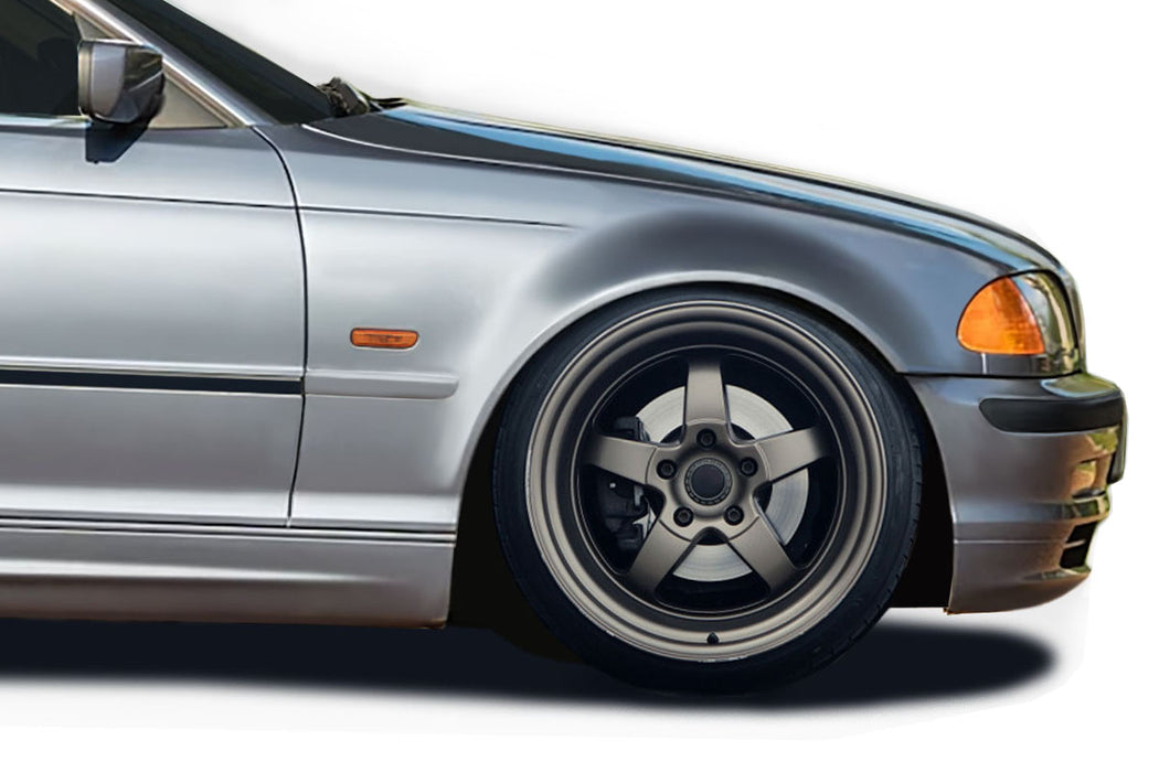 1999-2005 BMW 3 Series E46 4DR Duraflex Alpine Speed Front Fenders ( +30MM ) - 2 Pieces