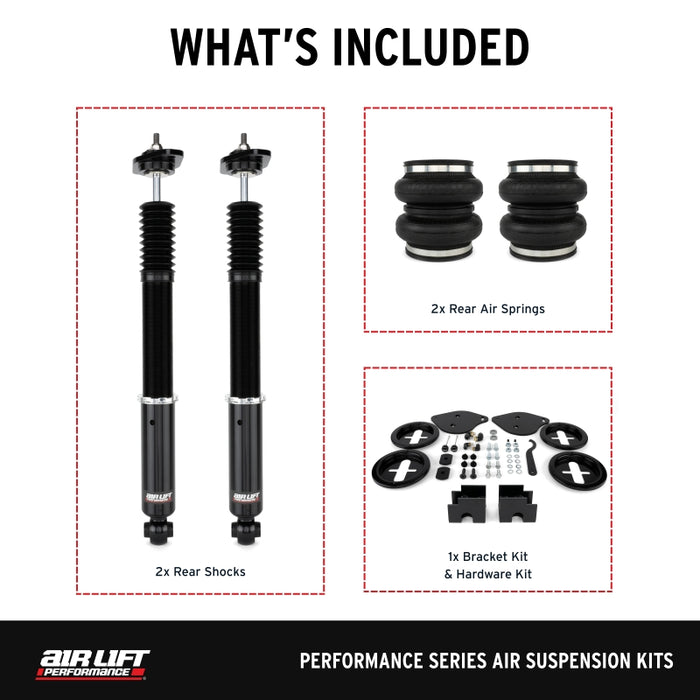 Air Lift Performance Rear Kit 2015-2023 Dodge Charger / 2011-2023 Dodge Challenger / Chrysler 300/300c