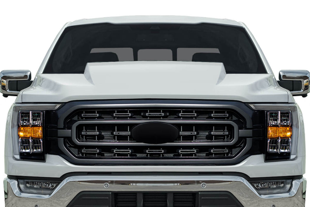 2021-2025 Ford F-150 Duraflex 3" Cowl Look Hood - 1 Piece