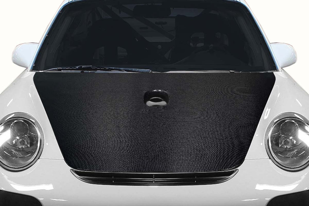 2005-2008 Porsche 911 997 Carbon Creations GT3 Cup S Look Hood - 1 Piece (Fuel Hole)