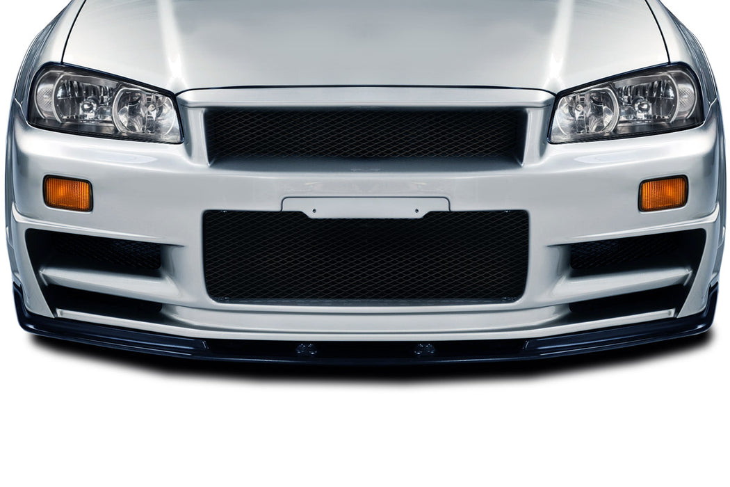 1999-2002 Nissan Skyline R34 GT-R Duraflex OEM Look Front Lip Spoiler Air Dam - 1 Piece