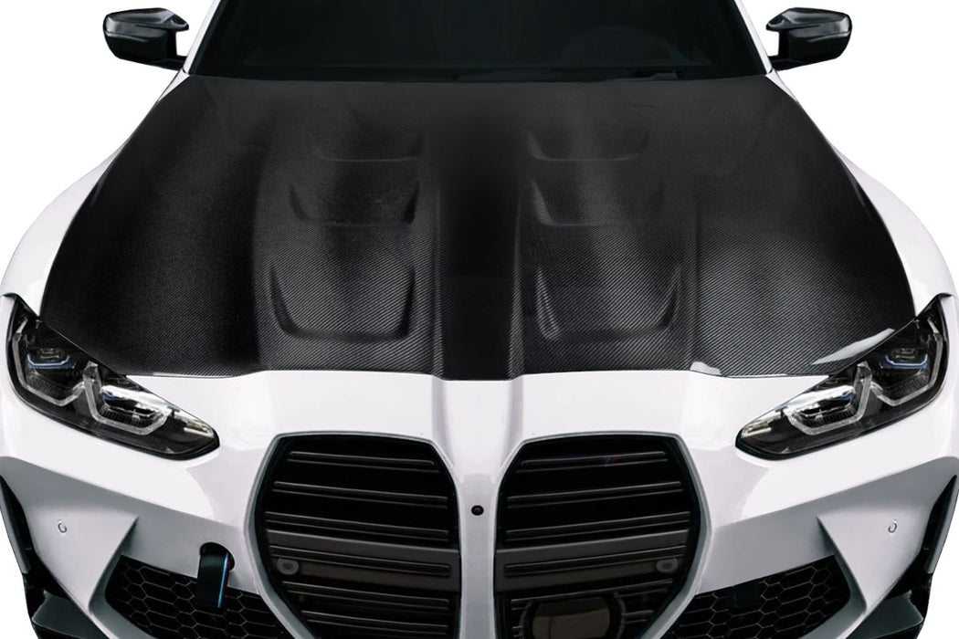 2021-2025 BMW G80 M3 / G82 G83 M4 Carbon Creations Fighter Hood - 1 Piece