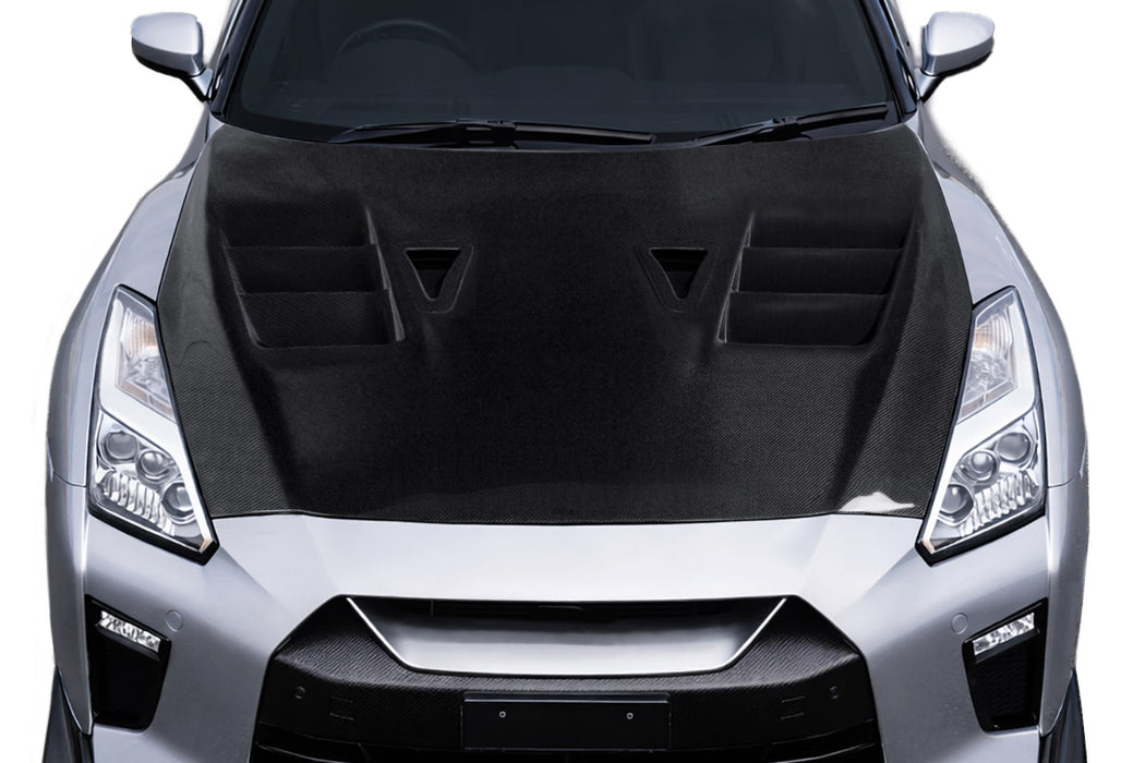 2017-2023 Nissan GT-R R35 Carbon Creations TS-1 Hood - 1 Piece