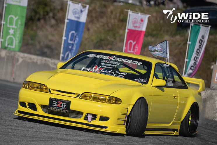 326POWER Buri 45mm Front Over Fenders Nissan S14 Zenki