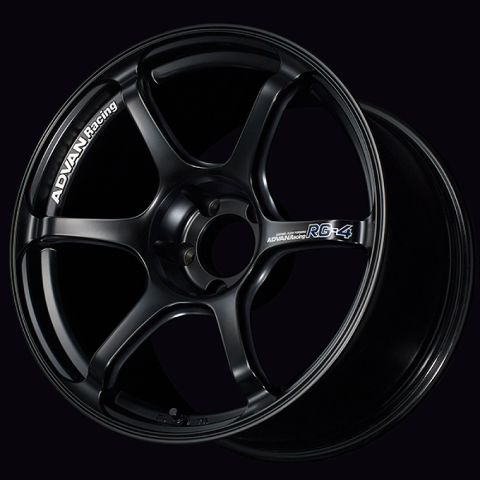 Advan RG-4 17x7.5 / +45 Offset / 5-100 / 57.1mm Bore / Semi Gloss Black