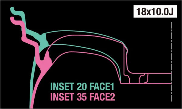 WedsSport TC105X DSR Wheel (Face 2) - 18x10.0 / Offset +35 / 5x114.3 (EJ Titan)