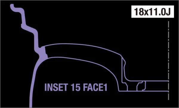 WedsSport TC105X DSR Wheel (Face 1) - 18x11.0 / Offset +15 / 5x114.3 (EJ Titan)