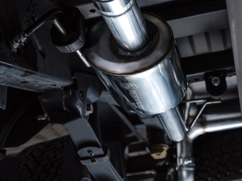 AWE Tuning 2021+ Ford F150 Tremor w/ Bumper Cutouts 0FG Non-Resonated Catback w/ Chrome Silver Tips