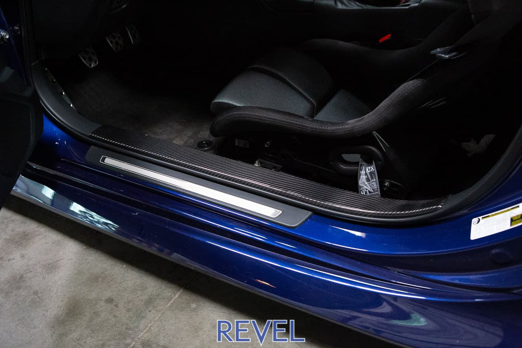 Revel GT Dry Carbon Fiber Scuff Plate Covers 2022-2023 Toyota GR86 / Subaru BRZ