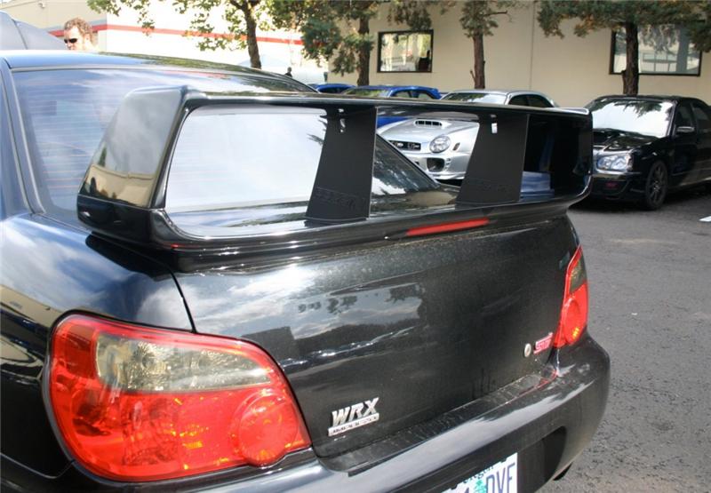 Perrin 2004-2007 STi Black Plastic Wing Support