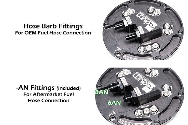 Radium Early Nissan Fuel Hanger For Use w/ Walbro F90000267/274/285 - Pumps Not Included