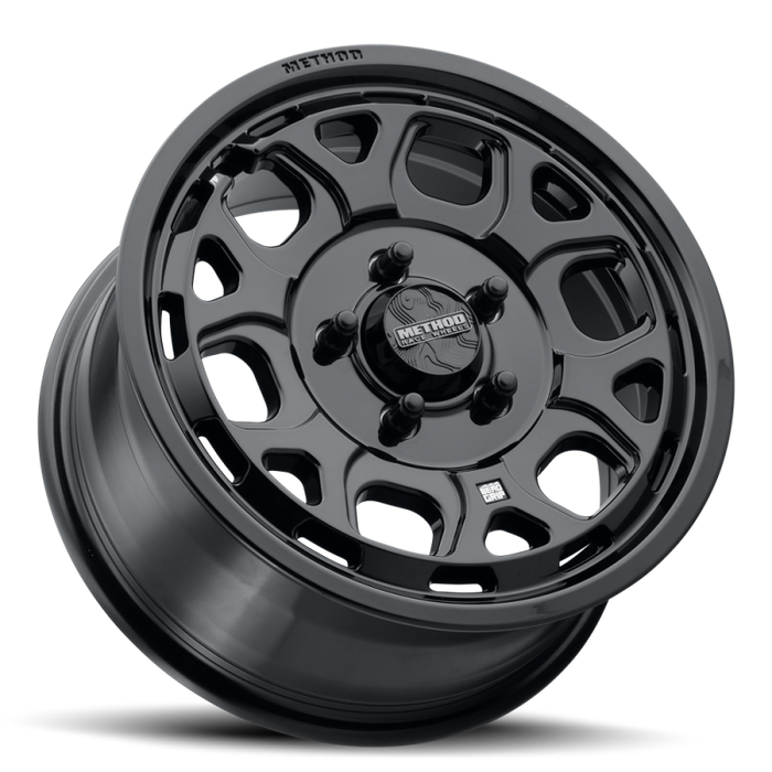 Method MR416 Bead Grip 15x7 / 5x4.5 / 55mm Offset / 68.00mm CB / Gloss Black Wheel