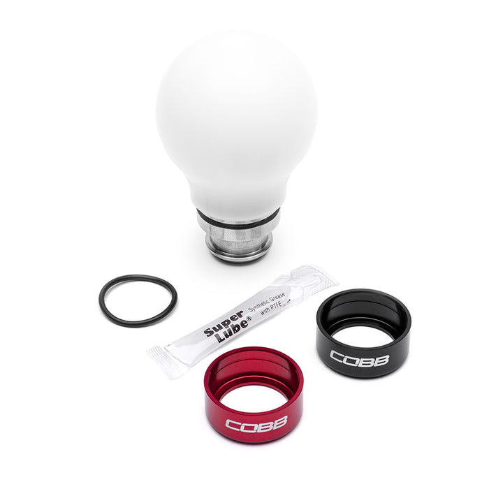 Cobb Subaru 5-Speed COBB Short Weighted Knob - White