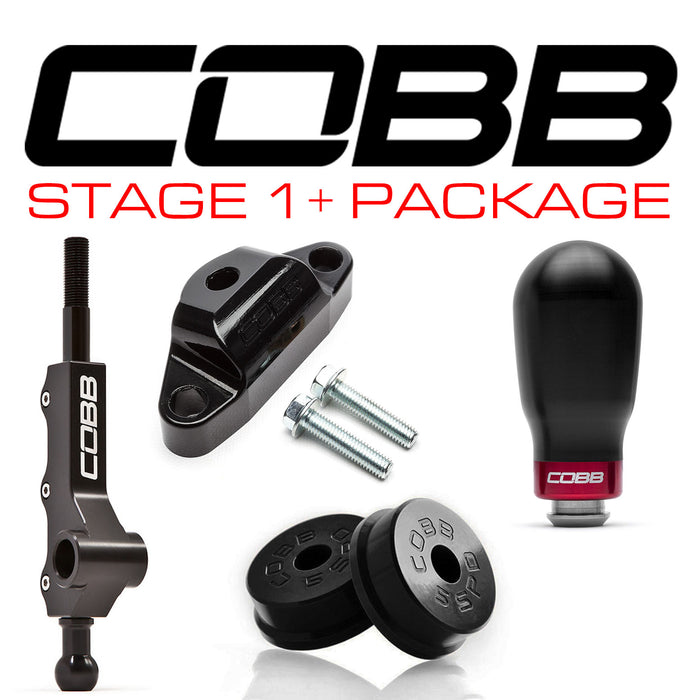 Cobb Stage 1+ Drivetrain Package w/ Tall Weighted Shift Knob 2002-2007 Subaru WRX 5MT w/Factory Short Shift