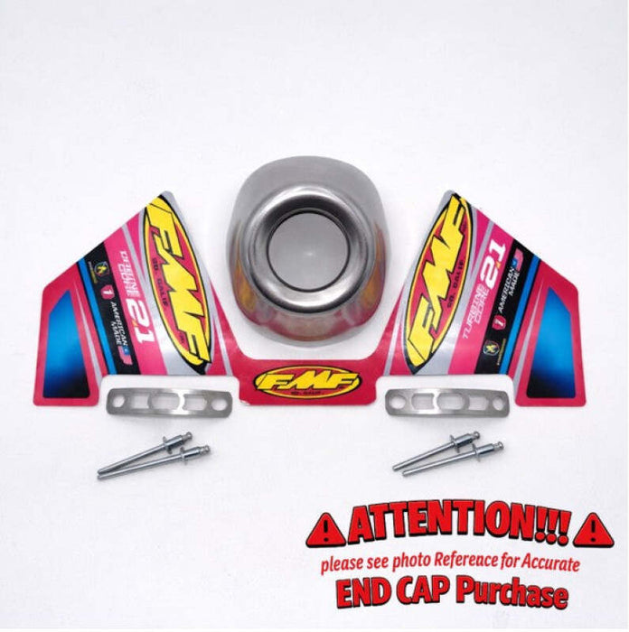 FMF Racing Turbinecore 2.1 Replacement S/S Rear Cone Cap-1.375In