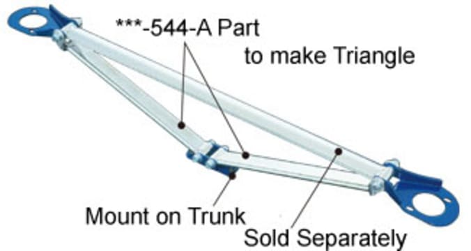 Cusco Strut Bar OS-T Rear Strut Tower Bar Add On S13 240SX