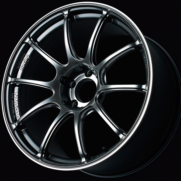 Advan RZII 18x7.5 / +48 Offset / 5-112 / 73mm Bore / Racing Hyper Black & Ring
