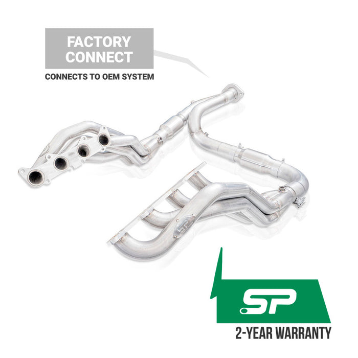 Stainless Works 21-25 Ford F150 5.0L Headers 1-7/8in Primaries High-Flow Cats Factory Conn.