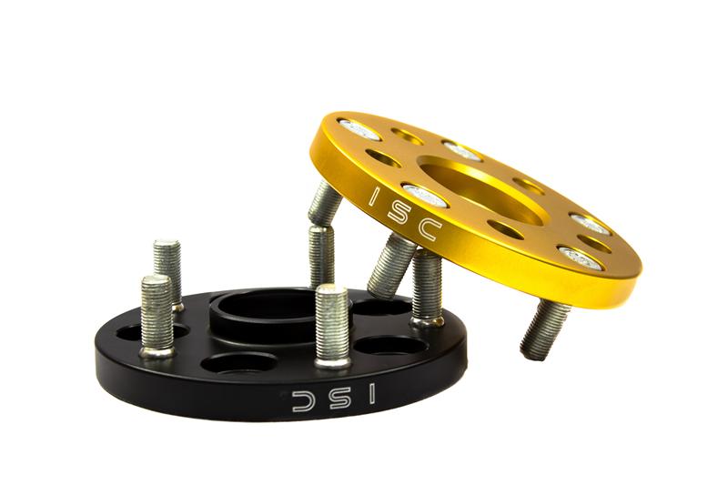 ISC Suspension 5x100 to 5x114 25mm Wheel Adapters Gold - Set of 4